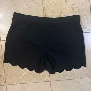 Express Black Shorts with Bottom Detailing Large